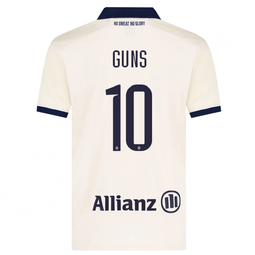 DanxenレディースCelien Guns#10ベージュ ブラックアウェイシャツ2026/27ジャージーユニフォーム