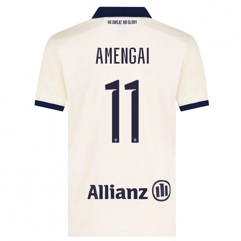 DanxenレディースNaïm Amengai#11ベージュ ブラックアウェイシャツ2026/27ジャージーユニフォーム