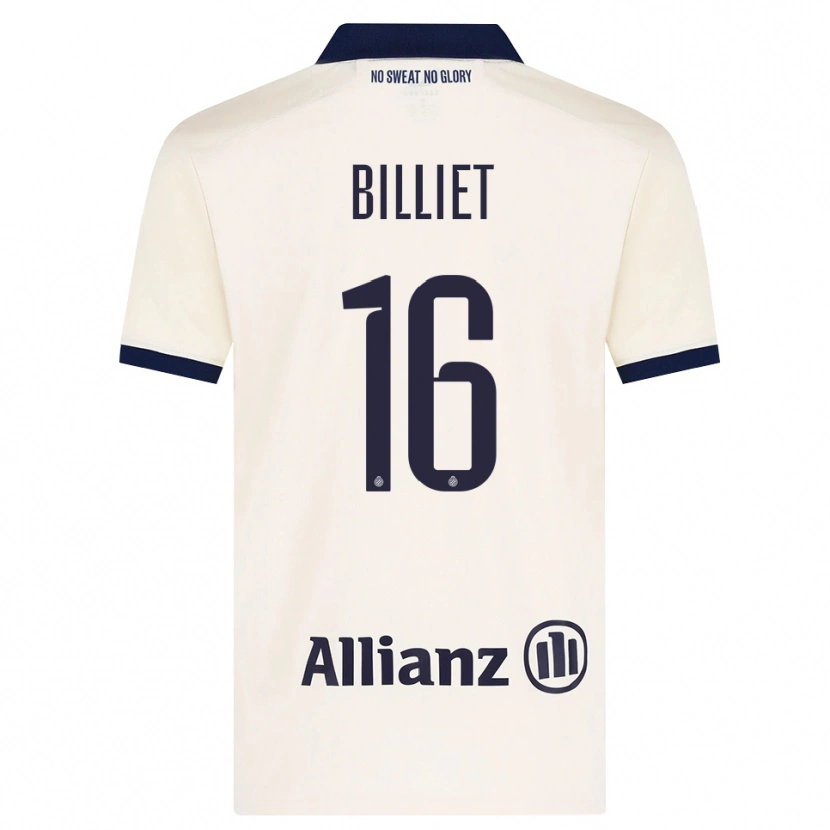 DanxenレディースJonah Billiet#16ベージュ ブラックアウェイシャツ2026/27ジャージーユニフォーム