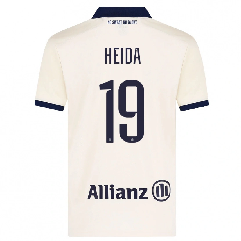 DanxenレディースJade Heida#19ベージュ ブラックアウェイシャツ2026/27ジャージーユニフォーム