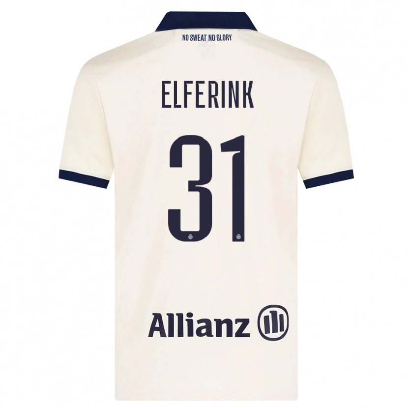 DanxenレディースMarie Elferink#31ベージュ ブラックアウェイシャツ2026/27ジャージーユニフォーム