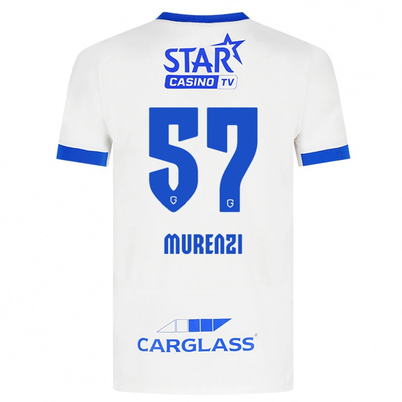 DanxenレディースAaron Murenzi#57ホワイト ブルーアウェイシャツ2026/27ジャージーユニフォーム