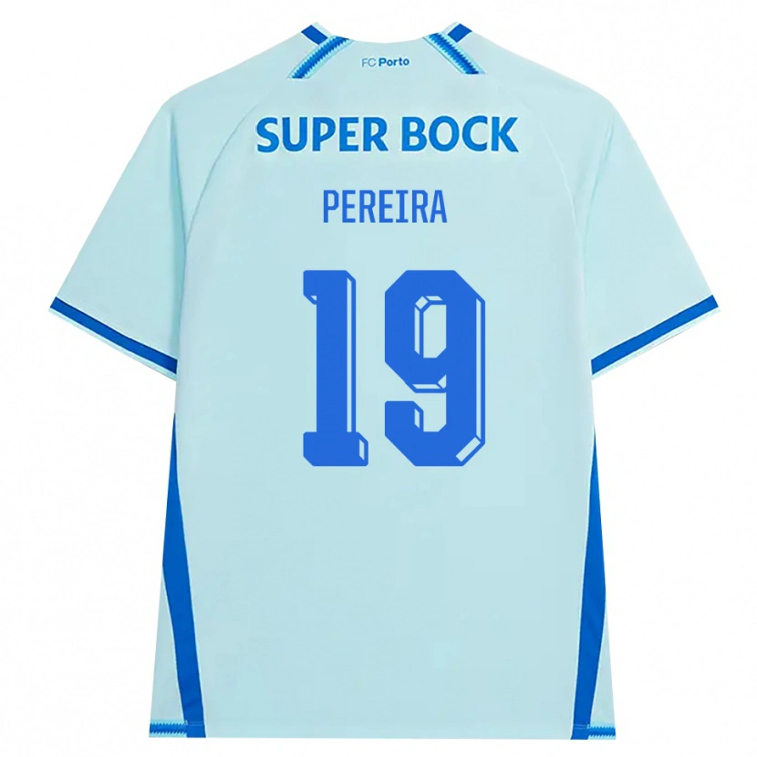 Danxenレディースジョアン・ペレイラ#19ライトシアン ブルーサードユニフォームシャツ2026/27ジャージーユニフォーム