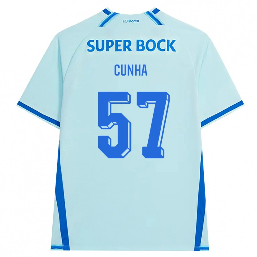 Danxenレディースドワーティ・ロープス・クンハ#57ライトシアン ブルーサードユニフォームシャツ2026/27ジャージーユニフォーム