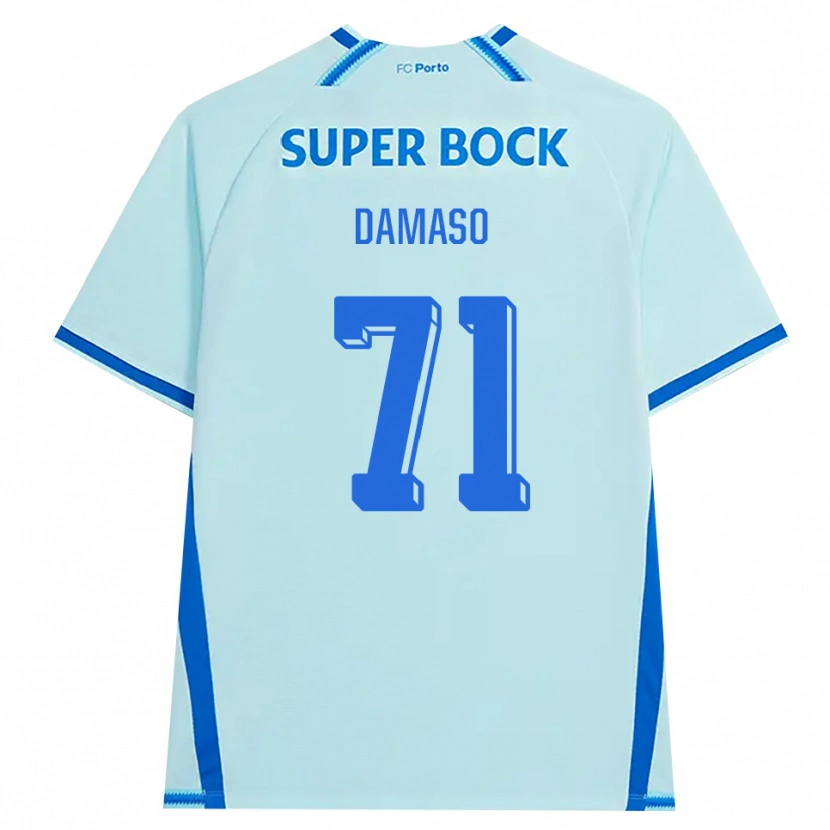 DanxenレディースNico Damaso#71ライトシアン ブルーサードユニフォームシャツ2026/27ジャージーユニフォーム