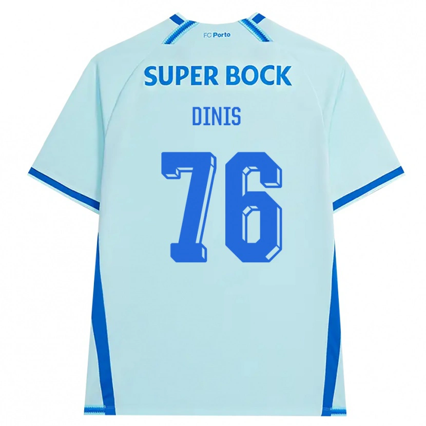 DanxenレディースDinis#76ライトシアン ブルーサードユニフォームシャツ2026/27ジャージーユニフォーム