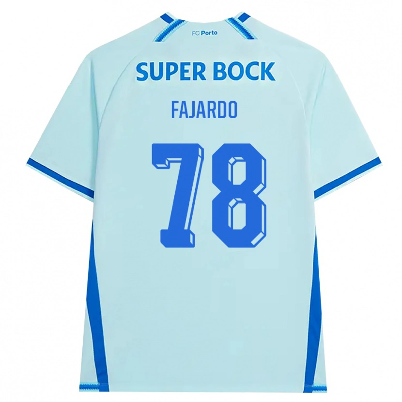 Danxenレディースレオナルド・ファヤルド#78ライトシアン ブルーサードユニフォームシャツ2026/27ジャージーユニフォーム