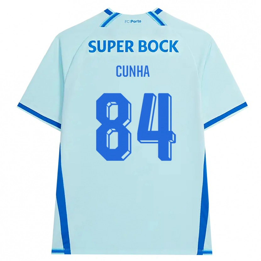 DanxenレディースMartim Cunha#84ライトシアン ブルーサードユニフォームシャツ2026/27ジャージーユニフォーム