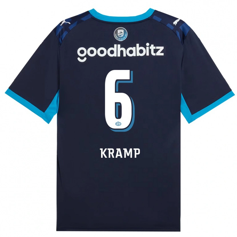 DanxenレディースMichael Kramp#6ドジャーブルー ロイヤルブルーサードユニフォームシャツ2026/27ジャージーユニフォーム