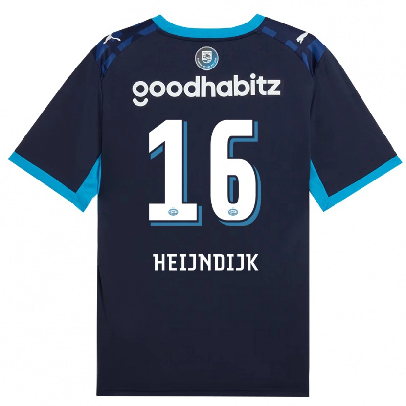 DanxenレディースBram Heijndijk#16ドジャーブルー ロイヤルブルーサードユニフォームシャツ2026/27ジャージーユニフォーム