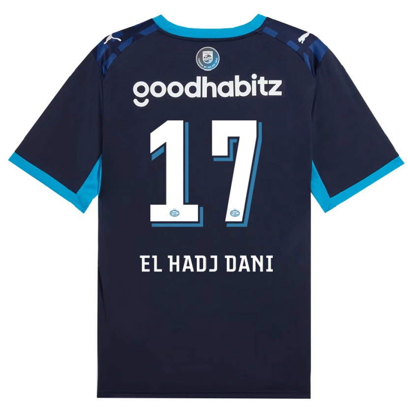 DanxenレディースSoudais El Hadj Dani#17ドジャーブルー ロイヤルブルーサードユニフォームシャツ2026/27ジャージーユニフォーム