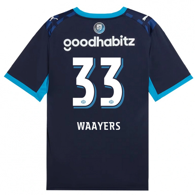 DanxenレディースEus Waayers#33ドジャーブルー ロイヤルブルーサードユニフォームシャツ2026/27ジャージーユニフォーム