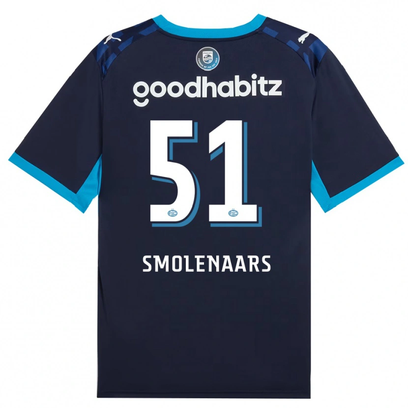 DanxenレディースTijn Smolenaars#51ドジャーブルー ロイヤルブルーサードユニフォームシャツ2026/27ジャージーユニフォーム