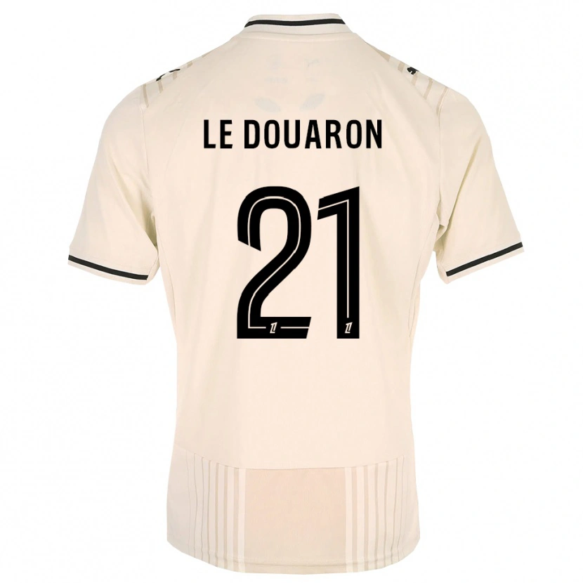 DanxenレディースJérémy Le Douaron#21オールドレース ブラック アンティークホワイトアウェイシャツ2026/27ジャージーユニフォーム