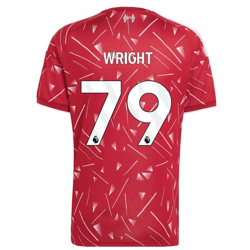 DanxenキッズWill Wright#79ホワイト レッドホームシャツ2026/27ジャージーユニフォーム
