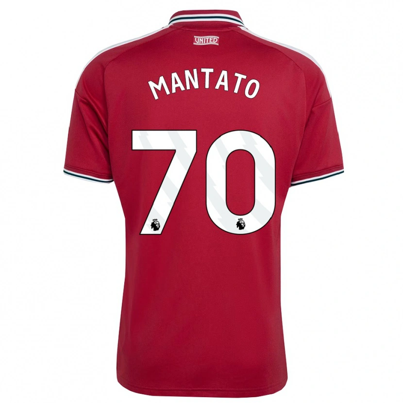DanxenキッズBendito Mantato#70レッド イエロー ホワイトホームシャツ2026/27ジャージーユニフォーム