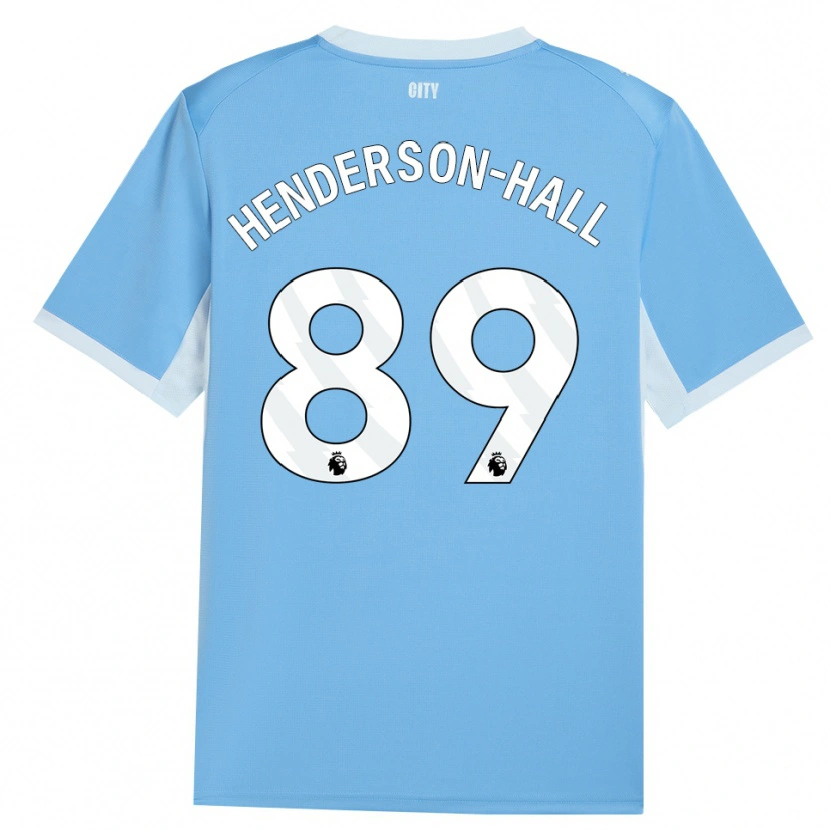 DanxenキッズMatty Henderson-Hall#89ライトスカイブルー ホワイトホームシャツ2026/27ジャージーユニフォーム