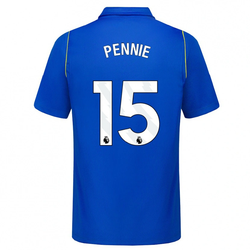 DanxenキッズAndrew Pennie#15ブルー イエローホームシャツ2026/27ジャージーユニフォーム