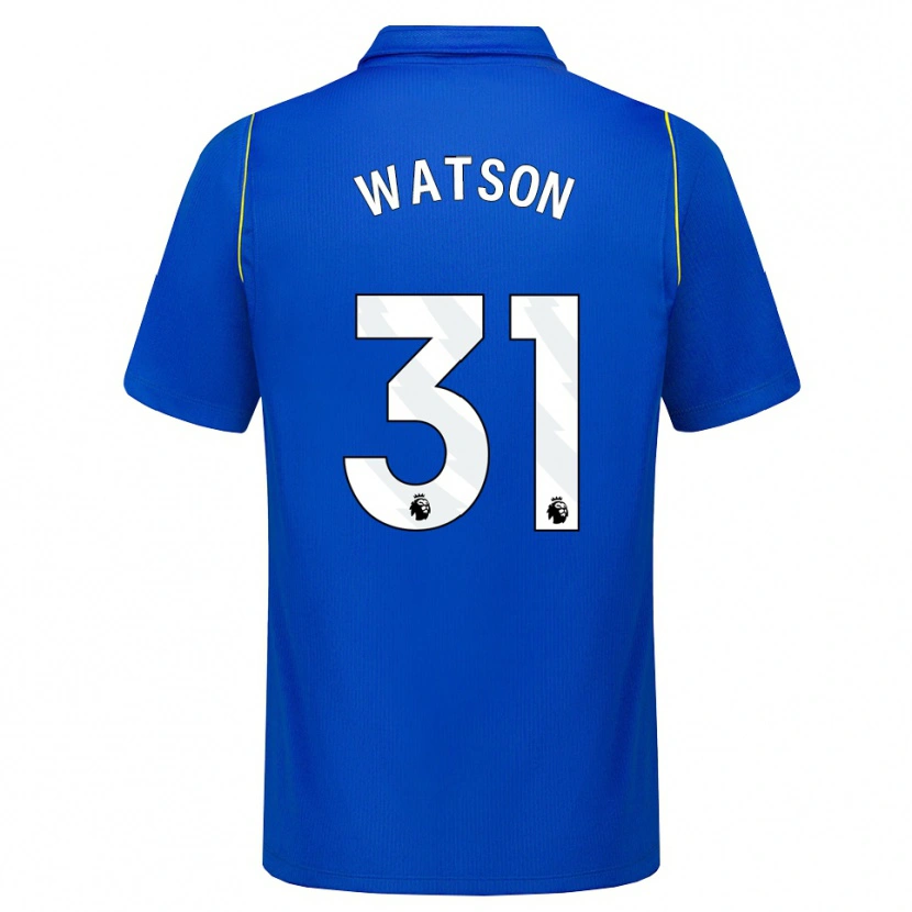 DanxenキッズReggie Watson#31ブルー イエローホームシャツ2026/27ジャージーユニフォーム