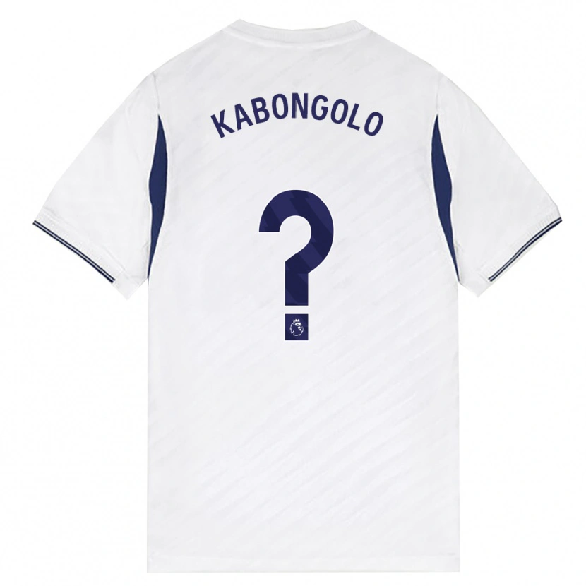 DanxenキッズMelvyn Kabongolo#0ホワイト レッド パープルホームシャツ2026/27ジャージーユニフォーム