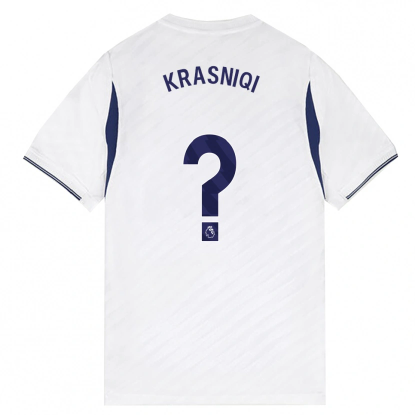 Danxenキッズエリオット・クラスニキ#0ホワイト レッド パープルホームシャツ2026/27ジャージーユニフォーム