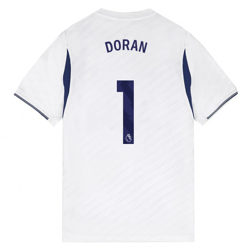 DanxenキッズFarren Doran#1ホワイト レッド パープルホームシャツ2026/27ジャージーユニフォーム