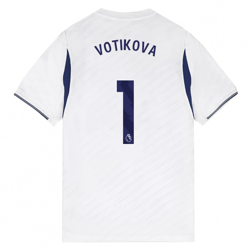 DanxenキッズBarbora Votíková#1ホワイト レッド パープルホームシャツ2026/27ジャージーユニフォーム