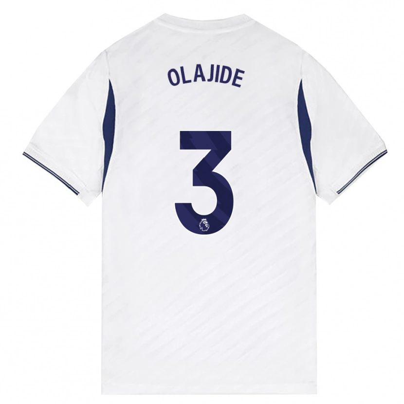 DanxenキッズSolomon Olajide#3ホワイト レッド パープルホームシャツ2026/27ジャージーユニフォーム
