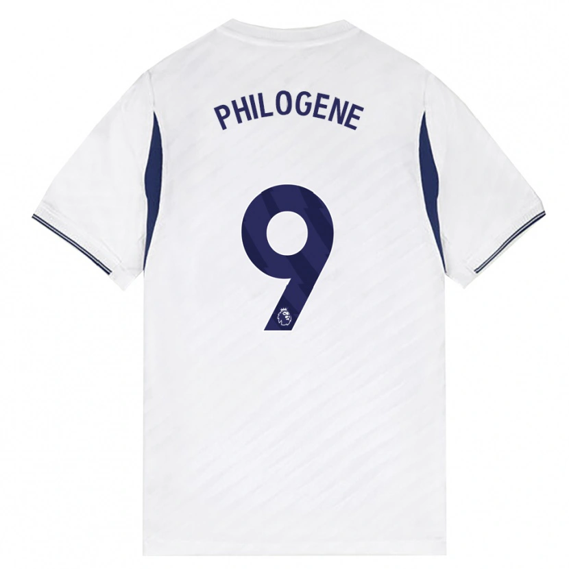 DanxenキッズBlake Philogene#9ホワイト レッド パープルホームシャツ2026/27ジャージーユニフォーム