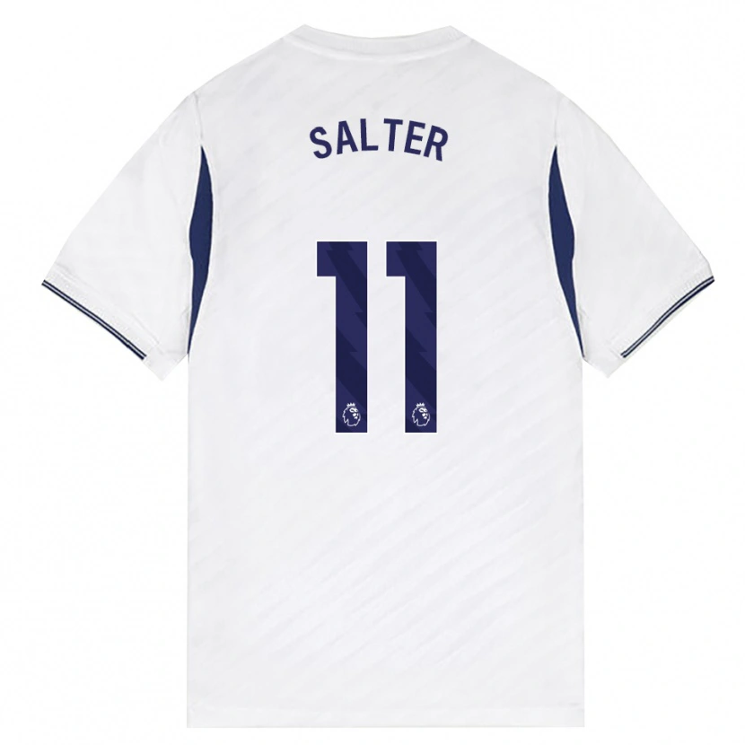 DanxenキッズOliver Salter#11ホワイト レッド パープルホームシャツ2026/27ジャージーユニフォーム