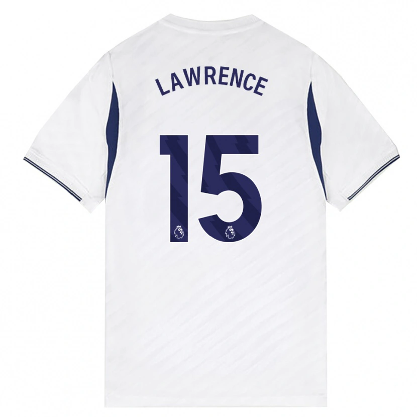 DanxenキッズDonte Lawrence#15ホワイト レッド パープルホームシャツ2026/27ジャージーユニフォーム
