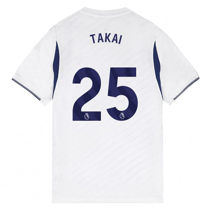 Danxenキッズ高井幸大#25ホワイト レッド パープルホームシャツ2026/27ジャージーユニフォーム