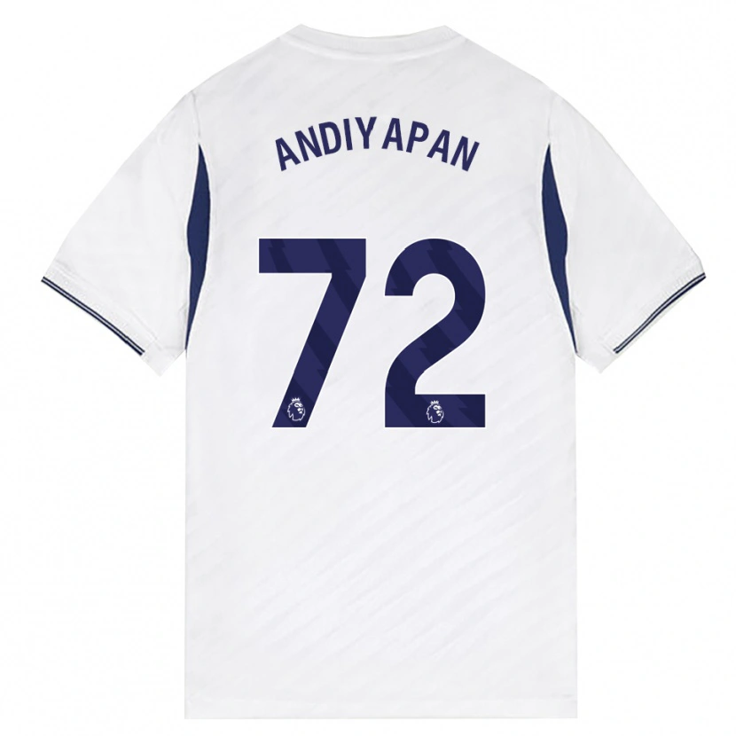 Danxenキッズウィリアム・アンディヤパン#72ホワイト レッド パープルホームシャツ2026/27ジャージーユニフォーム