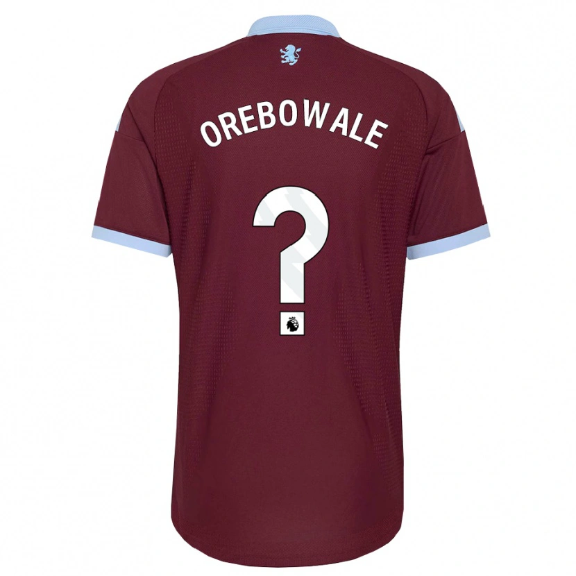 DanxenキッズErin Orebowale#0コーンフラワーブルー バーガンディホームシャツ2026/27ジャージーユニフォーム