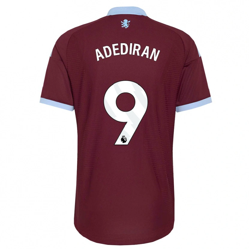 DanxenキッズDaniel Adediran#9コーンフラワーブルー バーガンディホームシャツ2026/27ジャージーユニフォーム