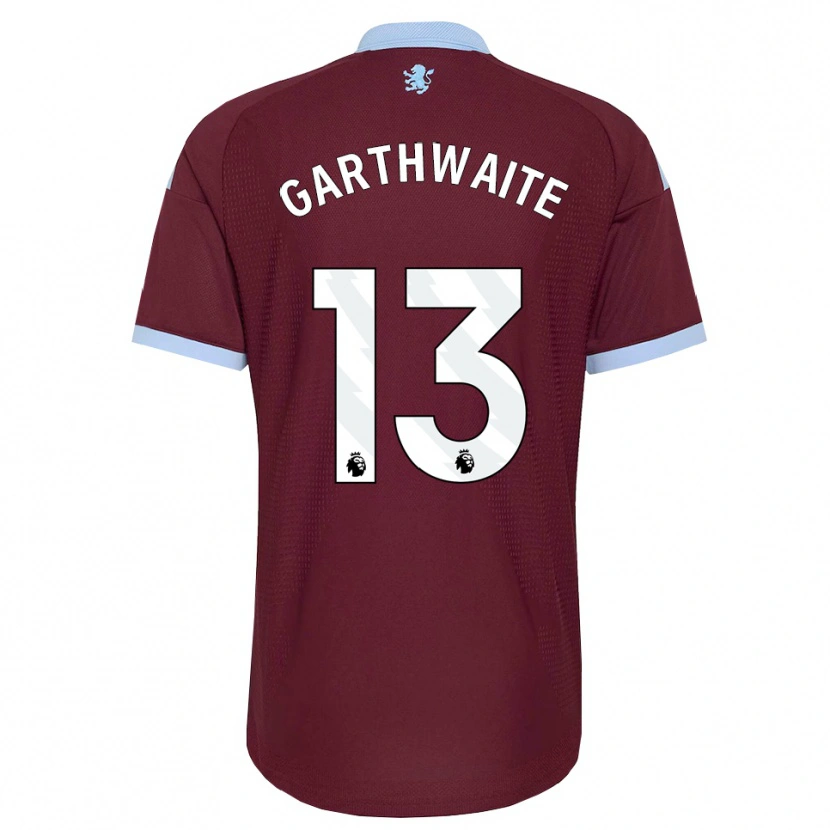 DanxenキッズJayden Garthwaite#13コーンフラワーブルー バーガンディホームシャツ2026/27ジャージーユニフォーム