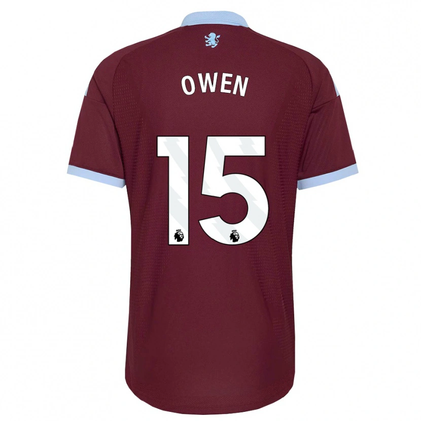 DanxenキッズCurtis Owen#15コーンフラワーブルー バーガンディホームシャツ2026/27ジャージーユニフォーム