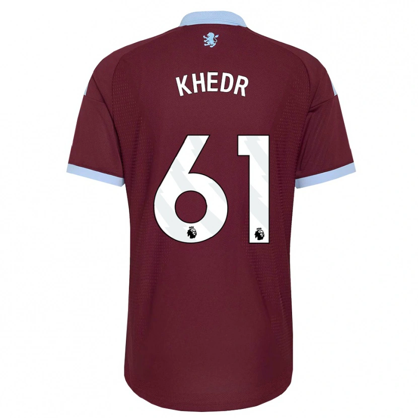 DanxenキッズOmar Khedr#61コーンフラワーブルー バーガンディホームシャツ2026/27ジャージーユニフォーム
