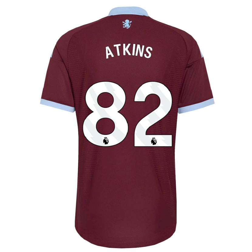 DanxenキッズClay Atkins#82コーンフラワーブルー バーガンディホームシャツ2026/27ジャージーユニフォーム