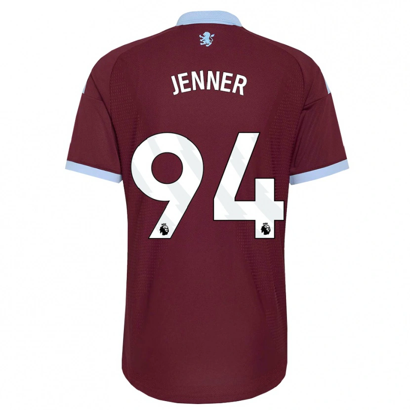 Danxenキッズマックス・ジェンナー#94コーンフラワーブルー バーガンディホームシャツ2026/27ジャージーユニフォーム