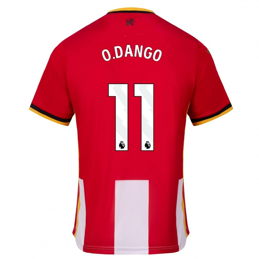 Danxenキッズダンゴ・ワッタラ#11イエロー ブラック レッドホームシャツ2026/27ジャージーユニフォーム