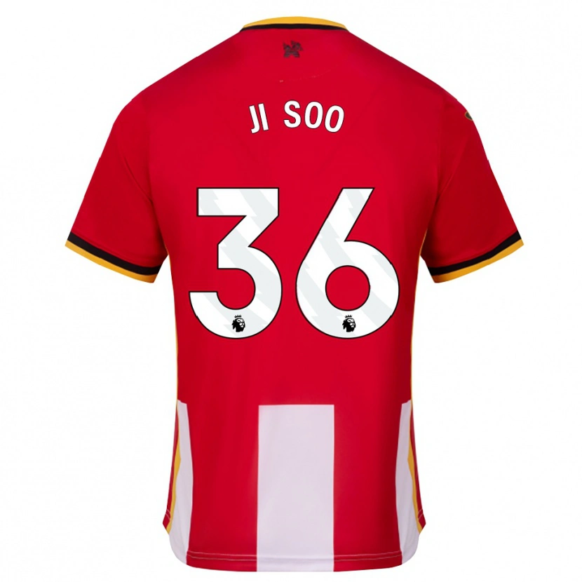 DanxenキッズJi-Soo Kim#36イエロー ブラック レッドホームシャツ2026/27ジャージーユニフォーム