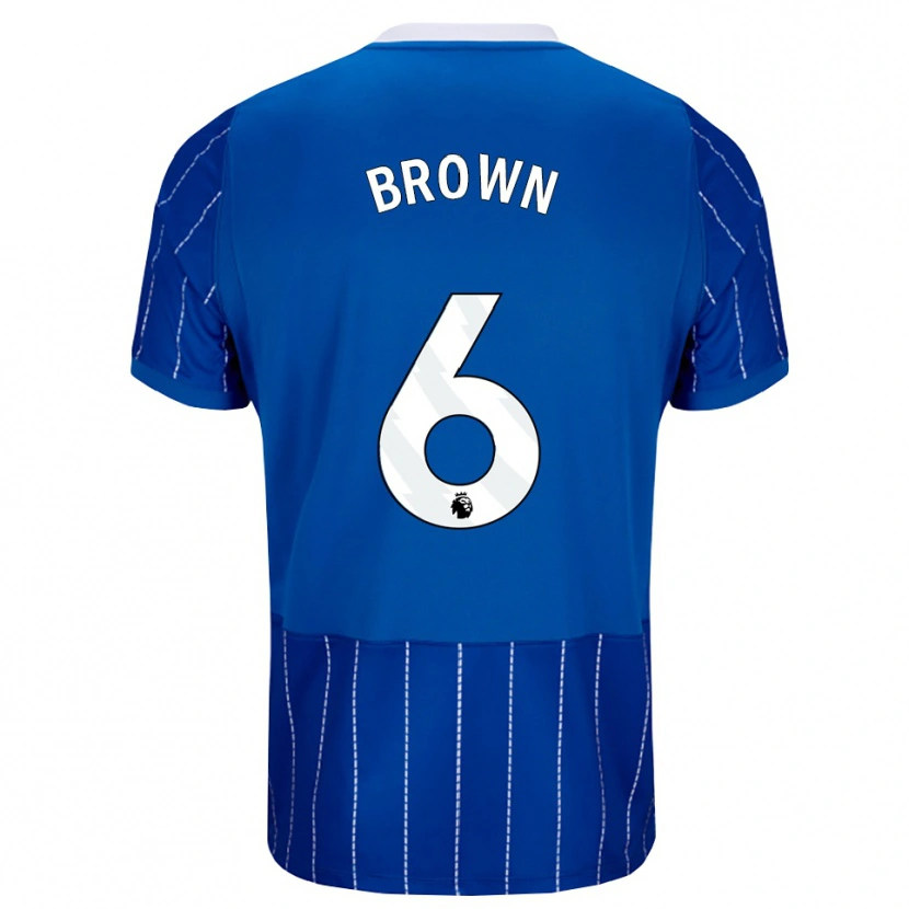 DanxenキッズHarrison Brown#6ミディアムブルー ホワイトホームシャツ2026/27ジャージーユニフォーム