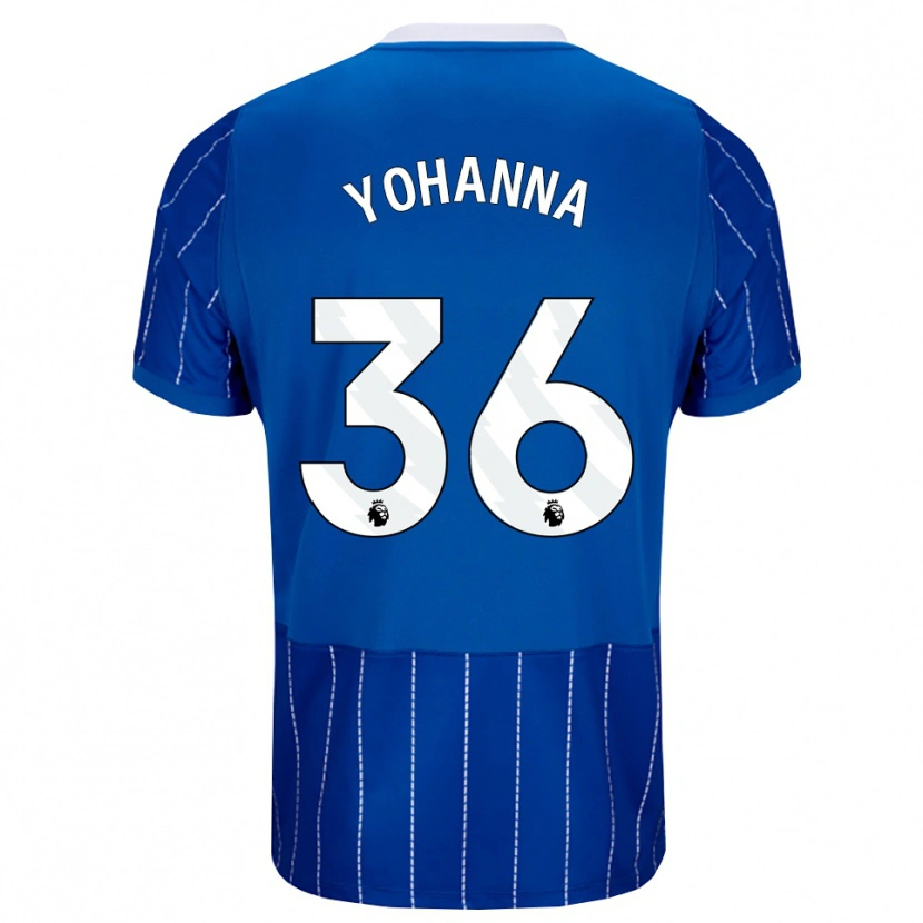 DanxenキッズZadok Yohanna#36ミディアムブルー ホワイトホームシャツ2026/27ジャージーユニフォーム