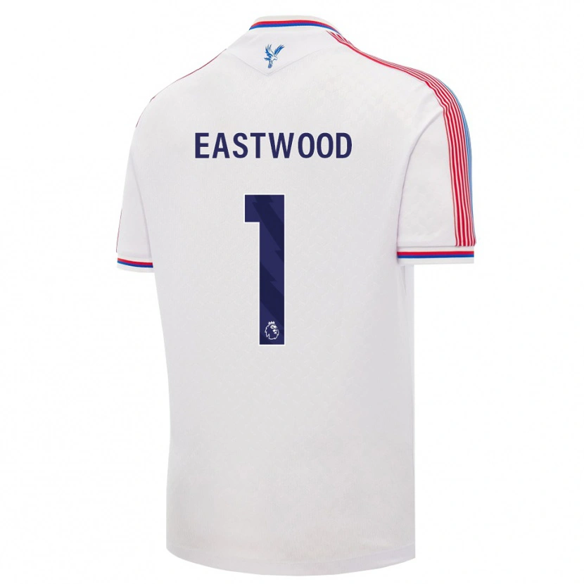 DanxenキッズBilly Eastwood#1ホワイト レッド ブルーホームシャツ2026/27ジャージーユニフォーム