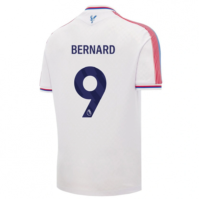 DanxenキッズMylo Bernard#9ホワイト レッド ブルーホームシャツ2026/27ジャージーユニフォーム