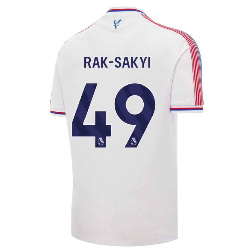 DanxenキッズJesurun Rak-Sakyi#49ホワイト レッド ブルーホームシャツ2026/27ジャージーユニフォーム