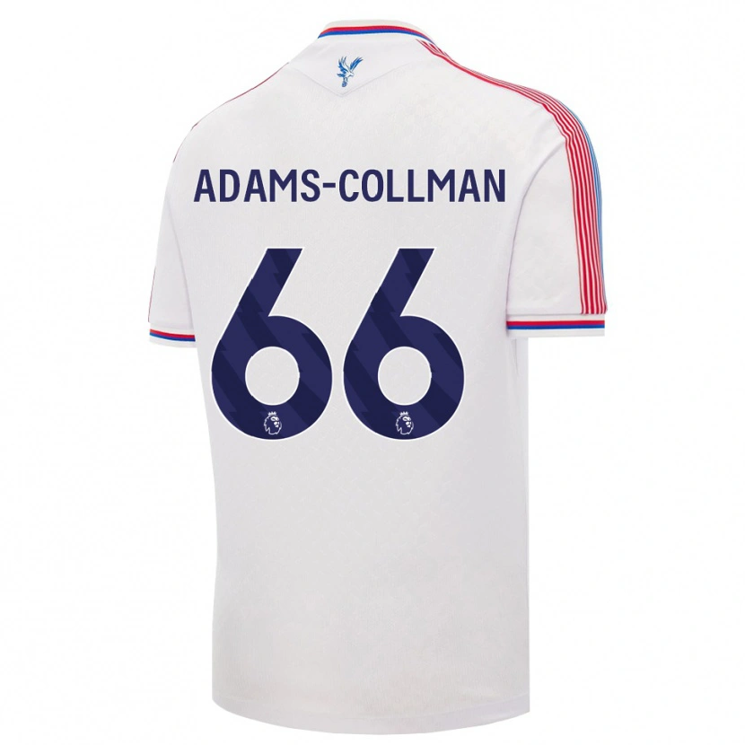 DanxenキッズKai-Reece Adams-Collman#66ホワイト レッド ブルーホームシャツ2026/27ジャージーユニフォーム