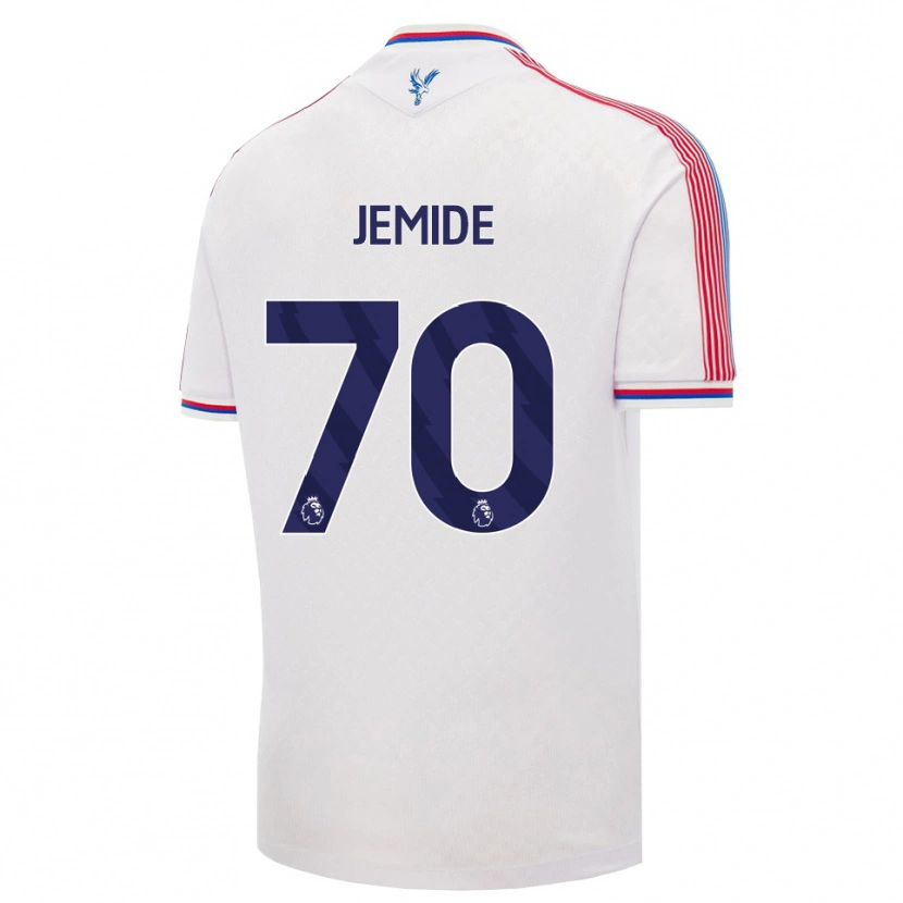 DanxenキッズMofe Jemide#70ホワイト レッド ブルーホームシャツ2026/27ジャージーユニフォーム