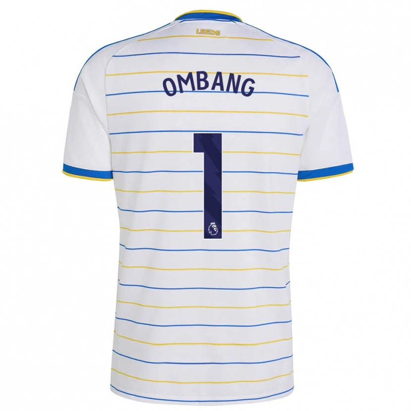 DanxenキッズDarryl Ombang#1レッド イエロー ブルーホームシャツ2026/27ジャージーユニフォーム